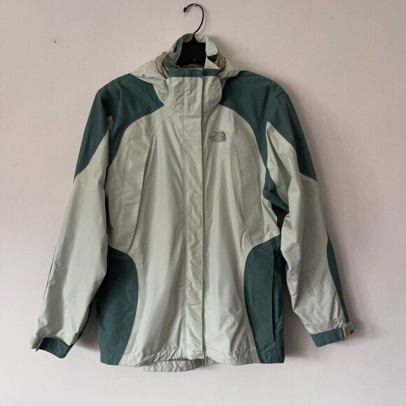 The North Face Size S Mountain Light Gore Tex Shell Jacket Green Waterproof - Picture 11 of 11